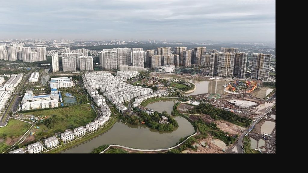 Ảnh thực tế Vinhomes Grand Park từ trên cao, tư liệu năm 2024