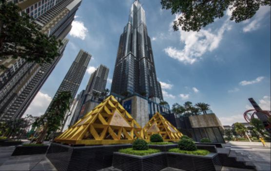 Ảnh thực tế tòa Landmark 81 tại Vinhomes Central Park