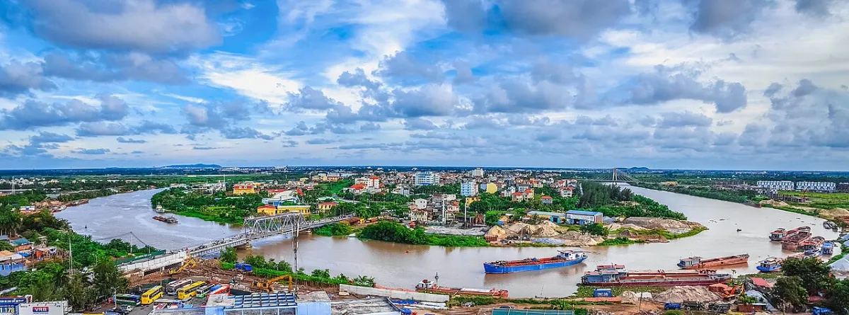 Sông Lạch Tray Hải Phòng, dòng sông chảy cạnh khu đô thị Vinhomes Marina Cầu Rào 2