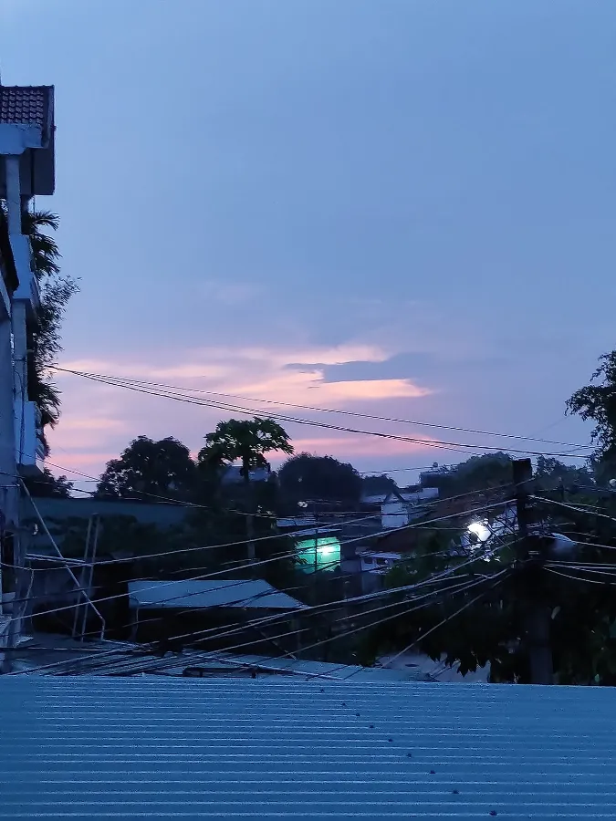 Hoàng hôn ở Hóc Môn, khu vực Tây Bắc TP.HCM nơi phát triển Vinhomes Saigon Park